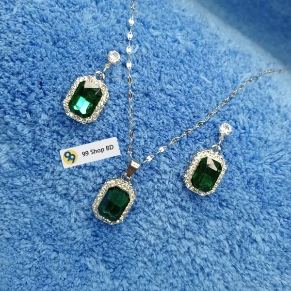 Zircon Crystal Vintage Necklace Set